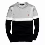 polo pulls hommes manche longue boutique mode reduction affaires noir blanc p